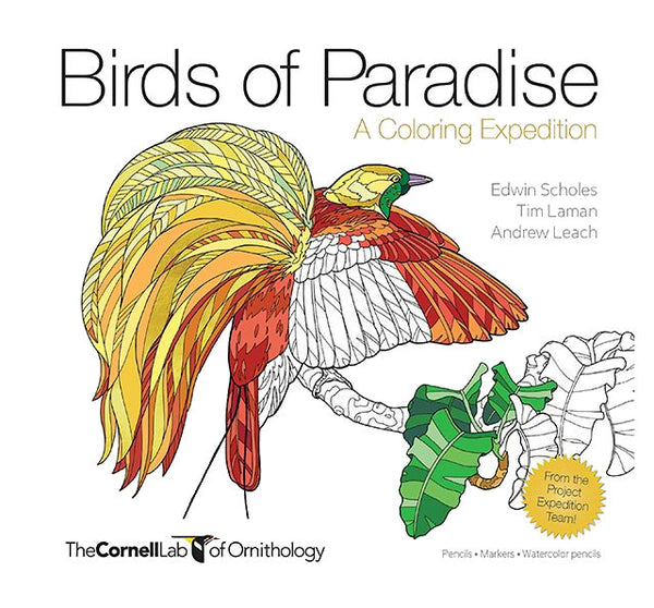 Birds of ParadiseA Coloring Expedition Adult Coloring Book