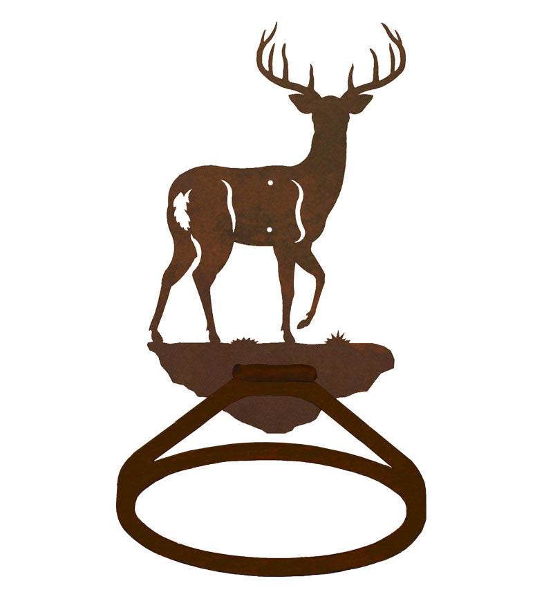 whitetail deer bath towels