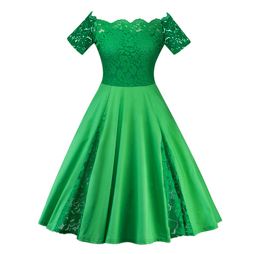 plus size green summer dress