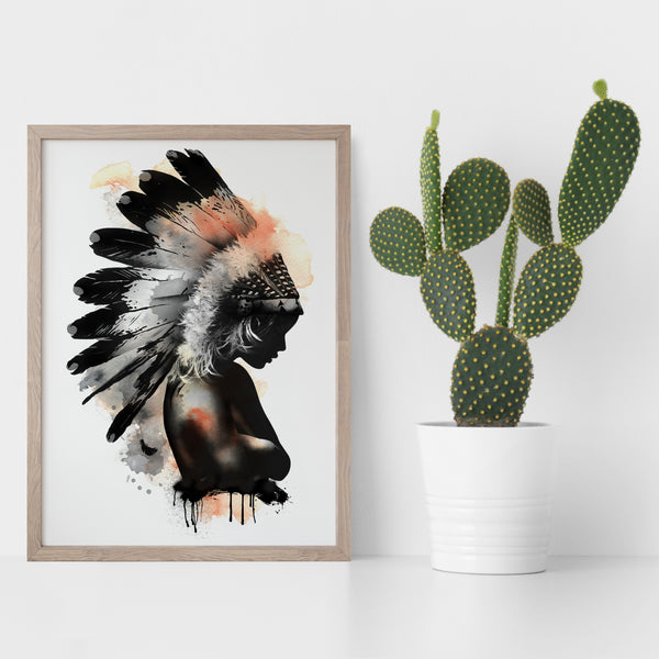 Washed Feathers - Limited Edition Art Print