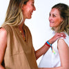 Cecile <br/> Crepon Sleeveless Top <br/> Peanut