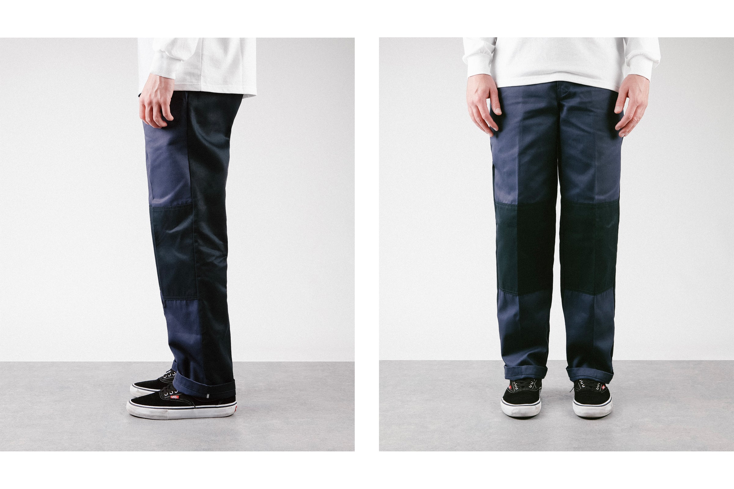 Fit Guide : Dickies Ezel Colour Block Work Trousers | Flatspot