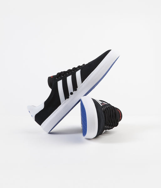 blue and white adidas shoes