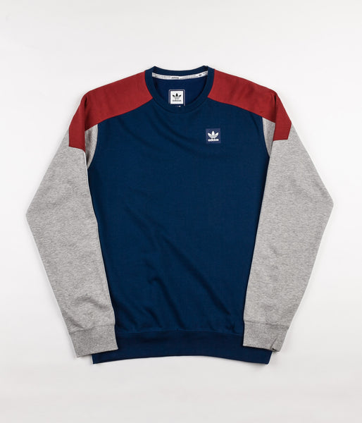 adidas clima nautical navy crew neck sweatshirt