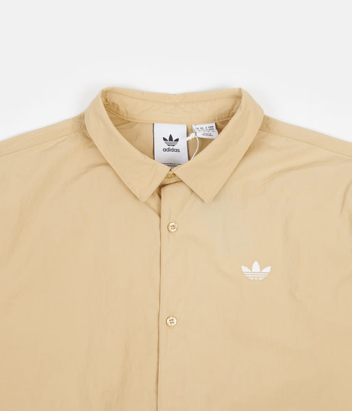 Adidas Coach Shirt - Hazy Beige / White 