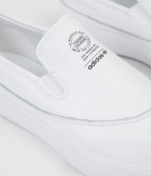 adidas matchcourt white slip on