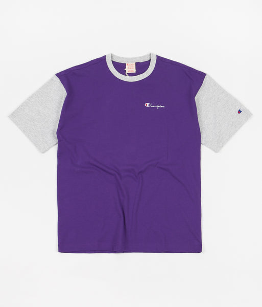 Oversize T-Shirt - Purple / Grey 