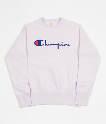 champion sweatshirt light purple