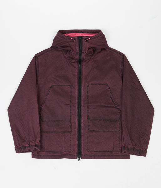 converse double pocket coated jacket