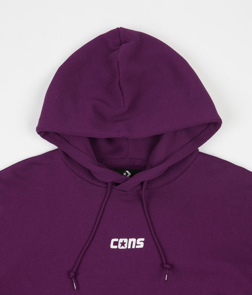 purple converse hoodie