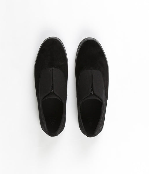 huf dylan slip on black leather