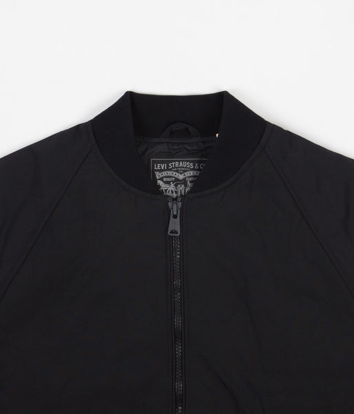 levis black bomber jacket