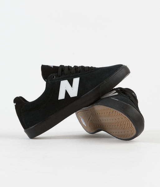 New Balance Numeric NM22 Shoes - Black / White | Flatspot