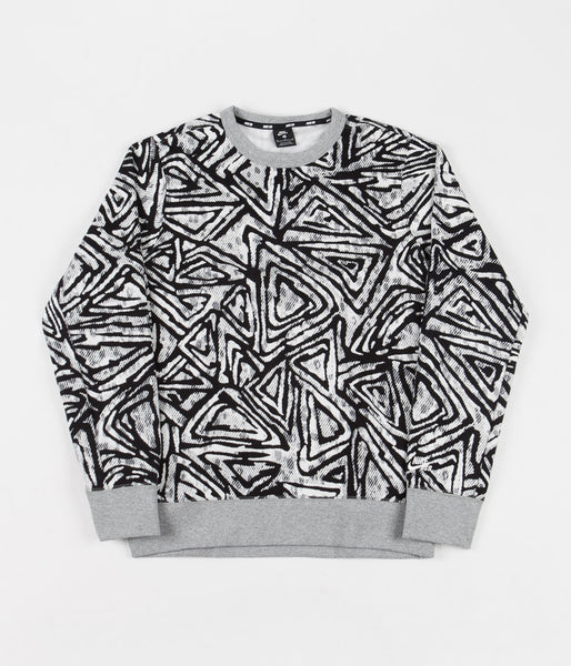 nike all over print sweater