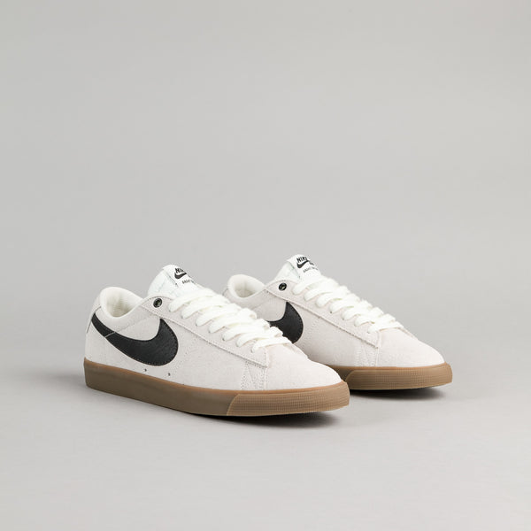 nike blazer low white gum