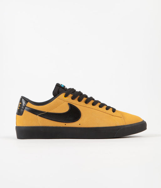 nike sneakers gold and black