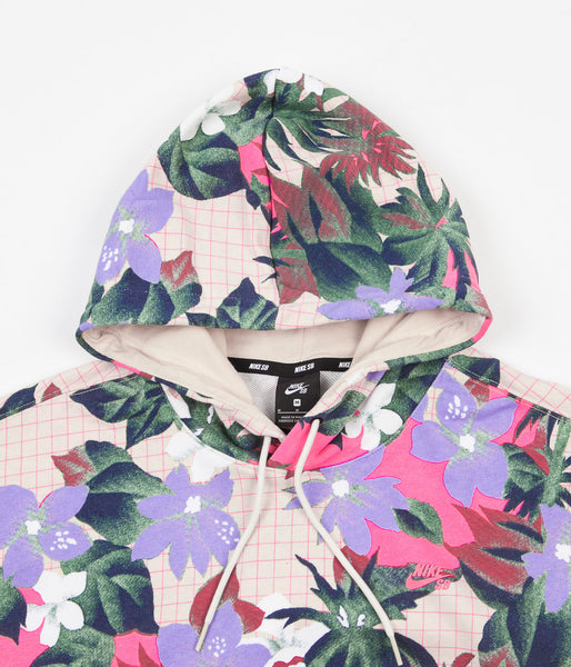 nike sb floral hoodie