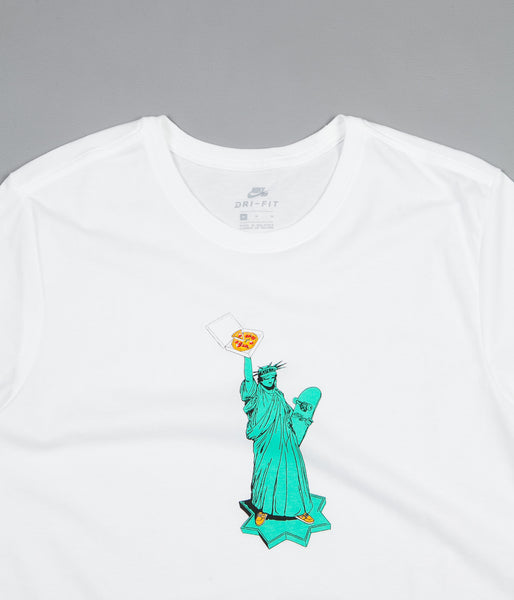 Nike SB Pizza Liberty T-Shirt - White 