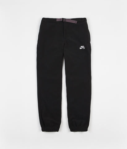 puntada Sermón Doncella Nike SB Polartec Sweatpants - Black / White | Flatspot