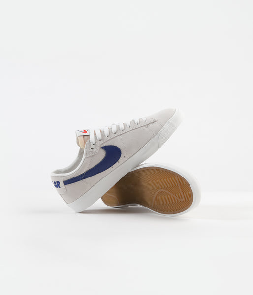 simbólico Platillo terminar Nike SB x Polar Blazer Low GT Shoes - Summit White / Deep Royal Blue |  Flatspot