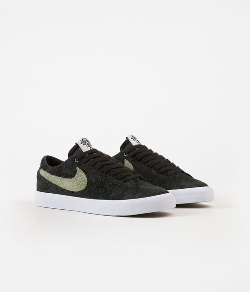 Nike x Blazer Low Shoes - Black / Palm Green | Flatspot