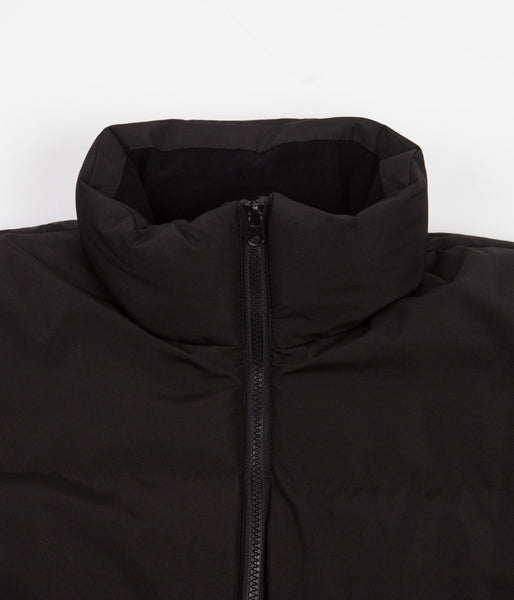 Poetic Collective Puffer Jacket - Black / White | Flatspot