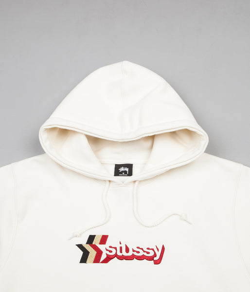 stussy 3 star applique hoodie