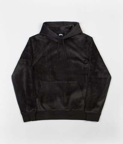 stussy pile fleece hoodie