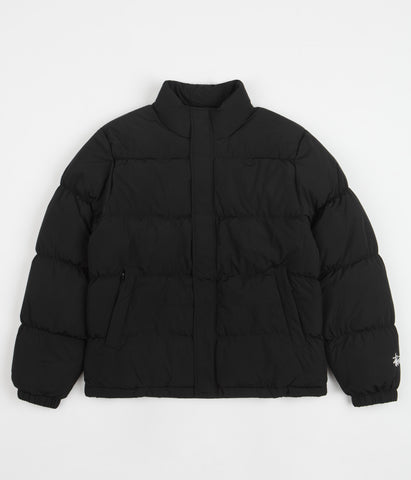 Stussy Ripstop Down Puffer Jacket - Black | Flatspot