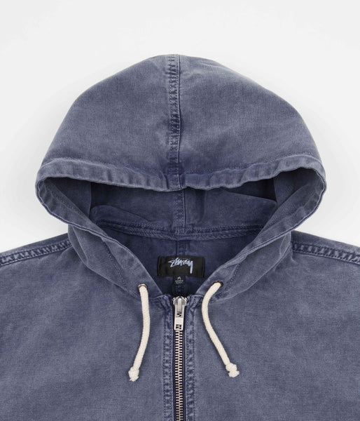 Stussy Stone Washed Work Jacket - Blue