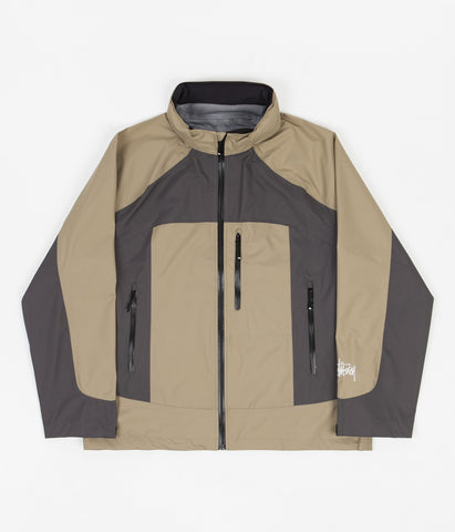 Stussy Taped Seam Rain Shell Jacket - Moss | Flatspot