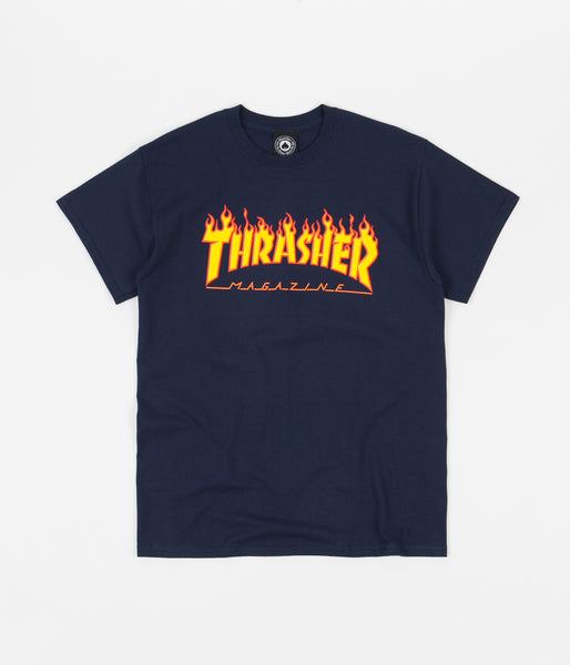 Camiseta Thrasher Flame Logo Negra De Thrasher TSTHRFLA | sptc.edu.bd