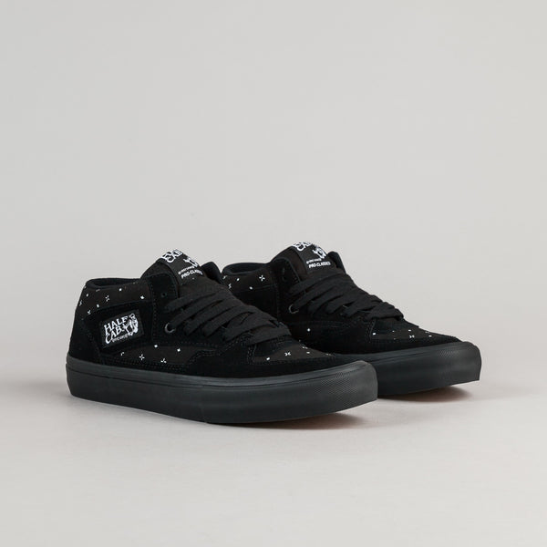 vans half cab pro blackout black