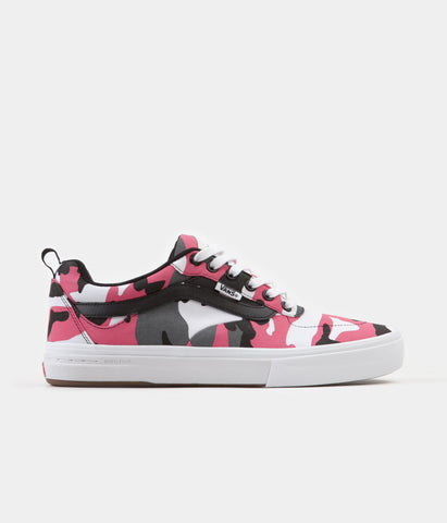 vans kyle walker pro black & magenta camo shoes