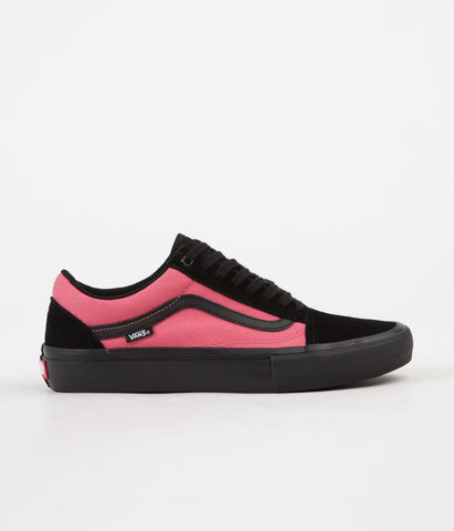 vans old skool pro asymmetry black rose