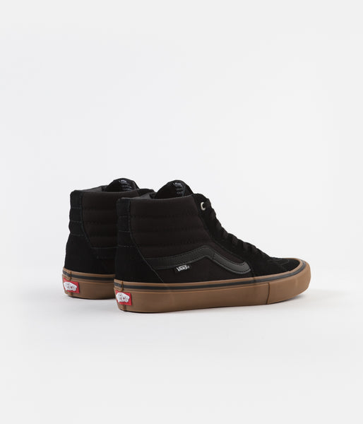 vans sk8 hi pro black gum