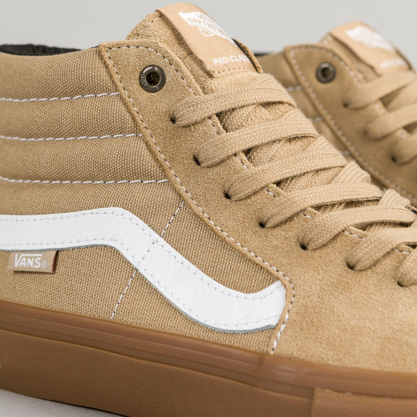 khaki vans gum sole