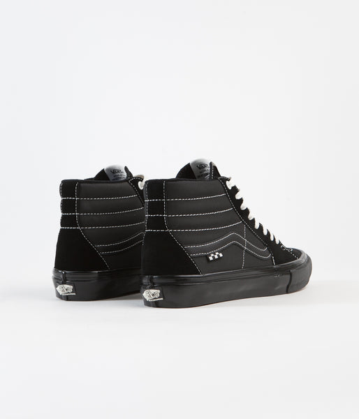 vans triple black sk8 hi