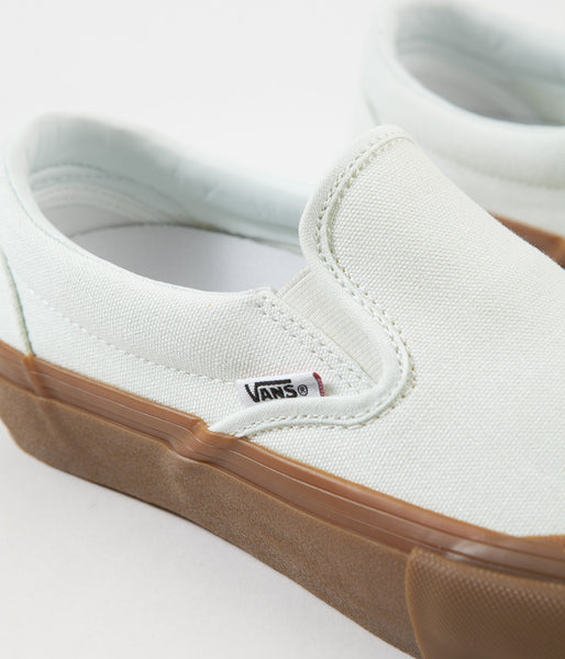 Vans Slip-On Pro Shoes - Pearl / Gum 