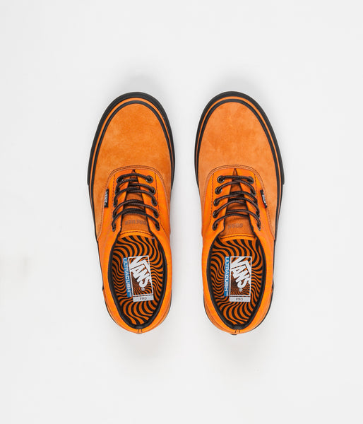 vans x spitfire era pro cardiel & orange skate shoes