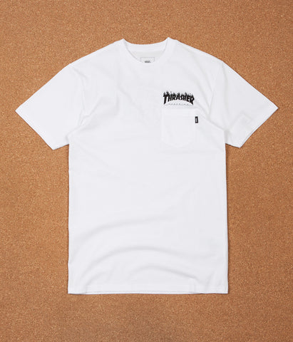 Vans X Thrasher T-Shirt - White | Flatspot