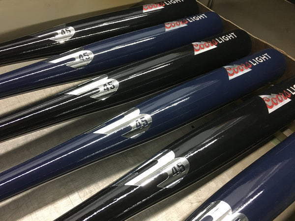 Coors Light Trophy Baseball Bats