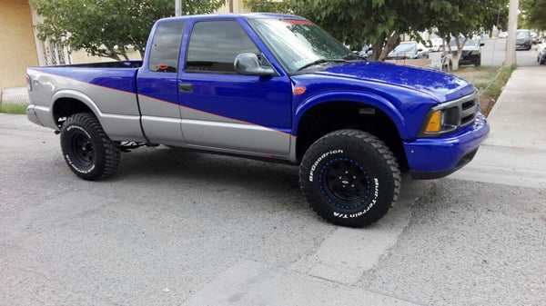 2001 chevy s10 fender flares