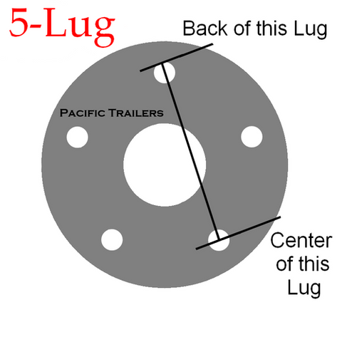 Measure 5-Lug Trailer Wheel Bolt Pattern