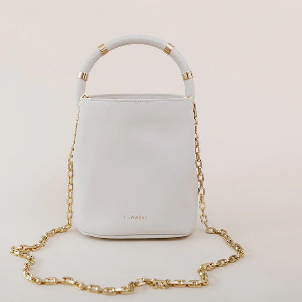 J.Lowery - Max Mini Bucket Bag - Bone - prodottihaccp