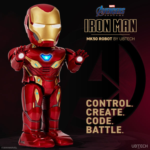 iron man mk 50 robot by ubtech