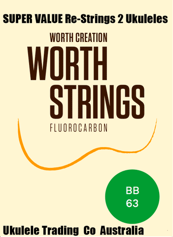 BB Worth Brown Baritone Ukulele Strings