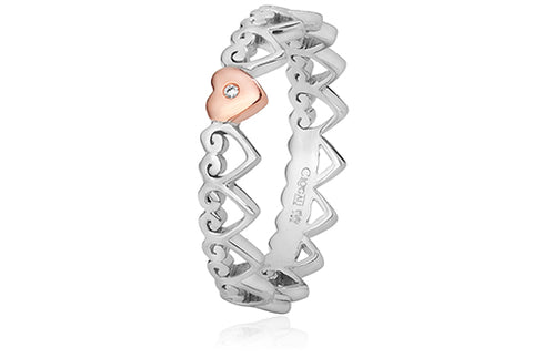 Clogau Heart Stacking Ring