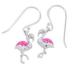 Reeves and Reeves Pink Flamingo Earrings Amber Bay