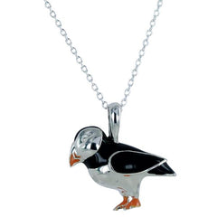 Reeves and Reeves Puffin Necklace Amber Bay